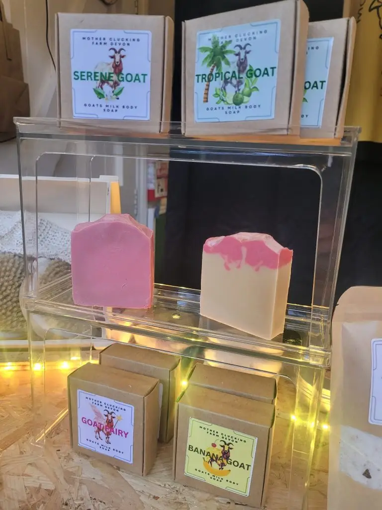 Mother Clucking Farm shop at Bideford Pannier Market