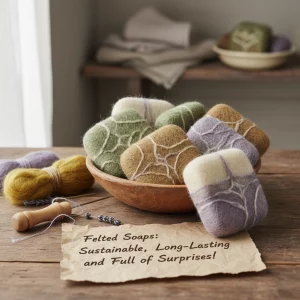 Felted Soaps: Sustainable, Long-Lasting, and Full of Surprises!