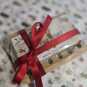 NAKED GOAT With soap dish gift set